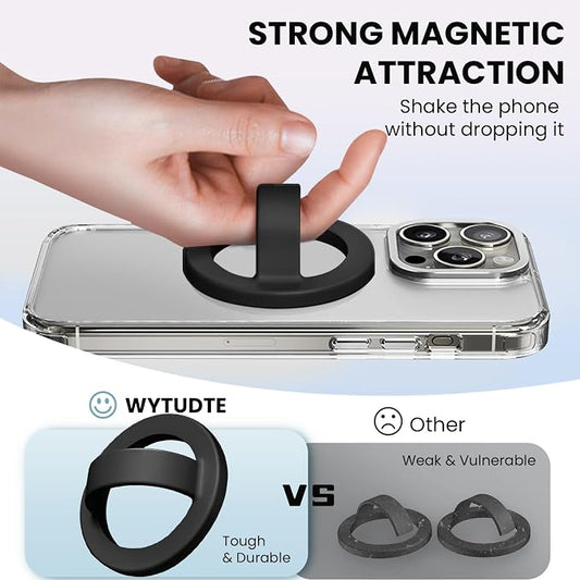 Magnetic Silicone Ring Grip Phone Holder, Loop Grip Phone Holder, Magnetic - Image 2