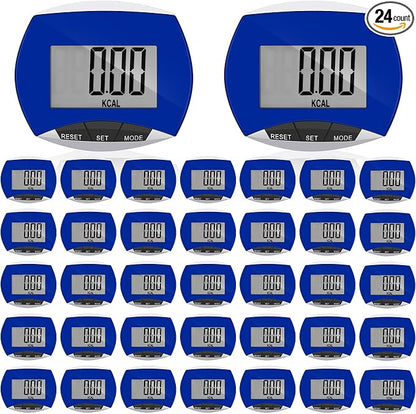 Weewooday Pedometer for Walking Steps and Miles Simple Pedometer Clip on by Weewooday