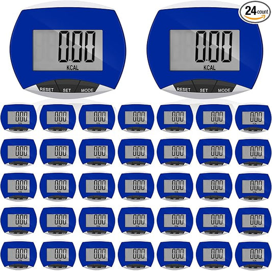 Weewooday Pedometer for Walking Steps and Miles Simple Pedometer Clip on by Weewooday