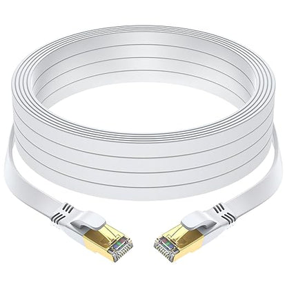 Cat 8 Ethernet Cable 50 FT, Outdoor&Indoor High Speed Heavy Duty Network LAN by Unknown