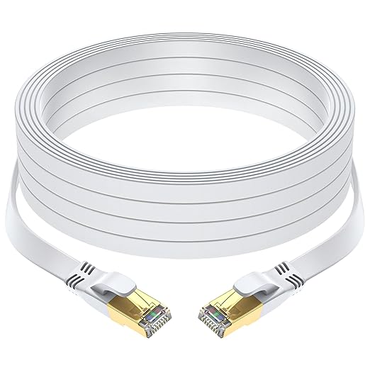 Cat 8 Ethernet Cable 50 FT, Outdoor&Indoor High Speed Heavy Duty Network LAN by Unknown