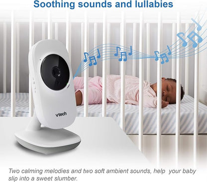 VTech Baby Monitor with 2 Cameras No WiFi & 5" Screen – Split-Screen, Patrol - Image 10