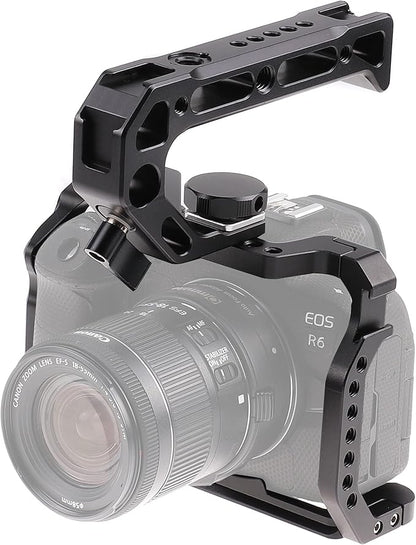 Hersmay R5 R6 Cage with Top Handle, Aluminium Alloy Camera Cage by Hersmay