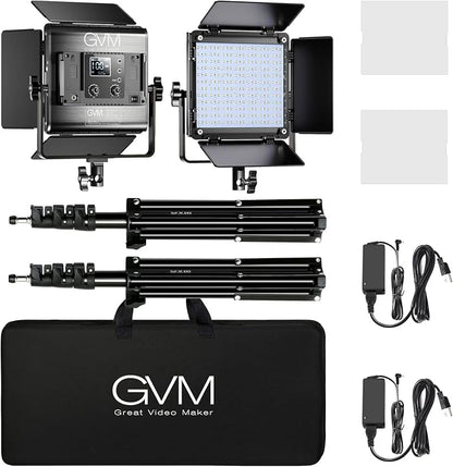 GVM 800D RGB Led Video Light, 40W Photography Lighting Led Panel Light - Image 9