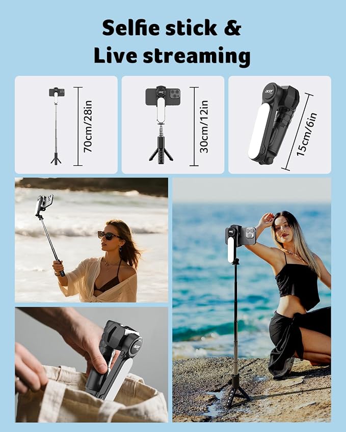 acer Gimbal Stabilizer 1-Axis for iPhone/Cell Phone/Smartphone/Android - Image 3