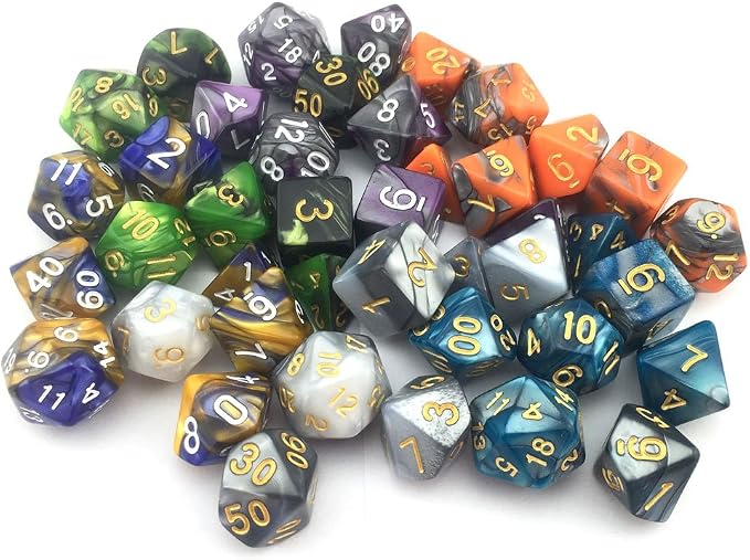 SmartDealsPro Double-Colors Polyhedral Dice Sets - Image 6
