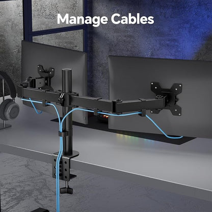 Simple Trending Dual Monitor Stand, Monitor Arm, Heavy Duty Adjustable Monitor - Image 6