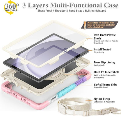 SEYMAC stock Case for Samsung Galaxy Tab A9+ Plus 11'', Full-Body Drop - Image 7