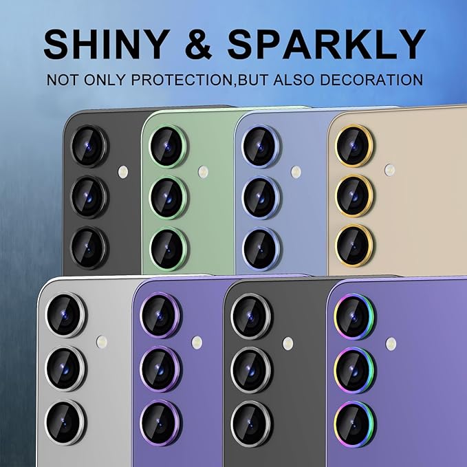 for Samsung Galaxy S25 Plus Camera Lens Protector, Individual Metal Ring - Image 7
