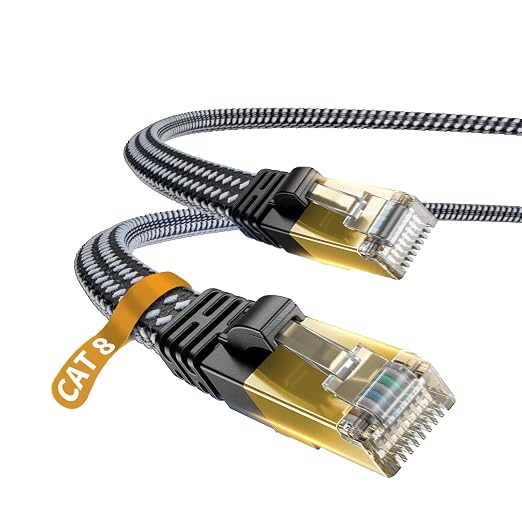 DanYee Cat 8 Ethernet Cable, Nylon Braided, High Speed, 2000 MHz by DanYee