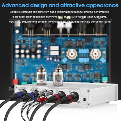 Douk Audio HiFi Vacuum Tube 7-Band EQ Preamp Equalizer XLR Pre-Amplifier Home - Image 5