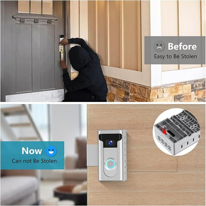 KIMILAR 2024 Upgrade Anti-Theft Video Doorbell Mount, Not Block Doorbell Motion - Image 9