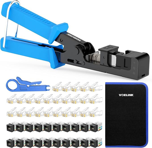 VCELINK Speed Termination Tool for VCE 90-Degree Keystone Jacks Punch Down by VCELINK