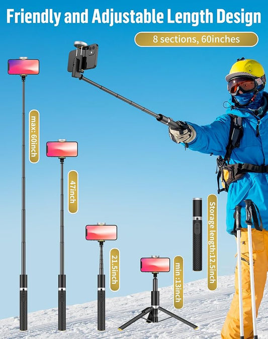 Phone Tripod Selfie Stick:Phone Stand - Image 2