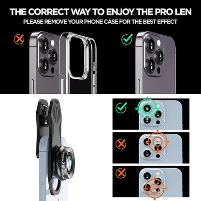 210° Fisheye Lens, Professional Cell Phone Lens - Image 5