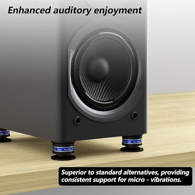 Preffair Audiophile Speaker Isolation Spikes Aluminum Record Player Shock - Image 5
