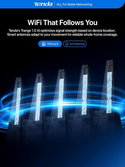 Tenda WiFi 7 Router BE7200 – Dual-Band High-Speed Wireless Internet Router - Image 8