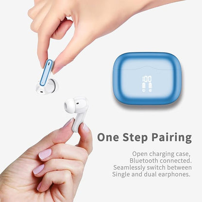 Wireless Earbuds, New Wireless Earphones HiFi Stereo Deep Bass 40H Playtime - Image 4