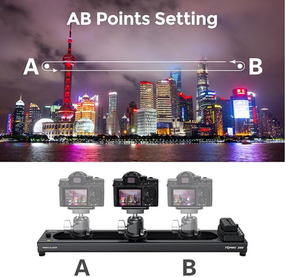 Accsoon Toprig S60 Motorized Camera Slider App Wireless Control Carbon Fiber - Image 4