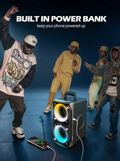 Party Bluetooth Speaker - 240W Peak Loud Speaker - Image 9