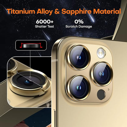Camera Lens Protector for iPhone 16 Pro Max/16 Pro/15 Pro Max/15 Pro/14 Pro - Image 5