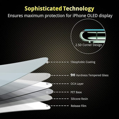 UNBREAKcable iPhone 11 Pro Screen Protector, 2.5D Double Defense Series Premium - Image 7