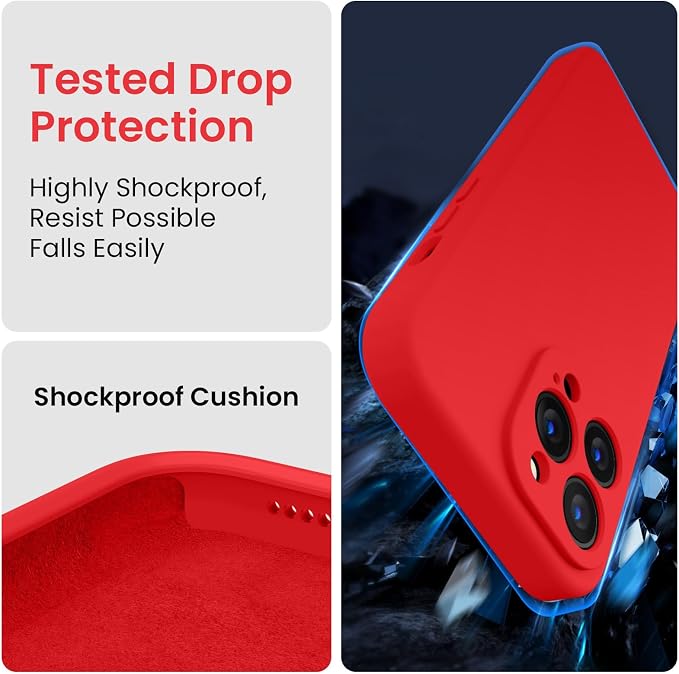 FireNova for iPhone 14 Pro Case, Silicone Upgraded Phone Case with, Soft - Image 4