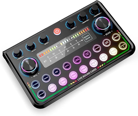 SINWE USB Audio Interface for Smartphone & PC: Plug-and-Play Live Sound Card by SINWE
