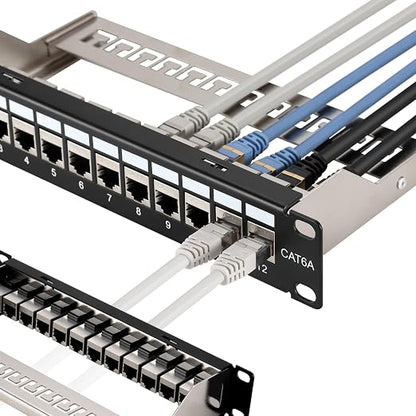 Rapink Mini 12 Port Cat6A Patch Panel by Rapink