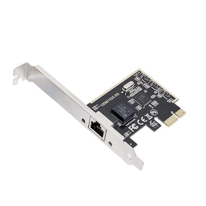 2.5 Gigabit Ethernet PCI Express PCI-E Network Interface Card 10/100/1000/25000 by IOCrest