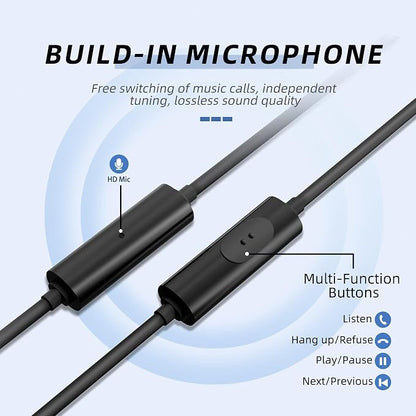 EP-06 Wired Earbuds in-Ear Earphones, Build-in Microphone Noise Isolating - Image 4