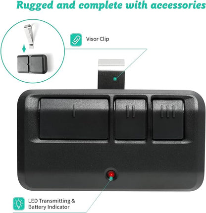 2 Replacement Garage Door Opener Remote, Compatible - Image 5