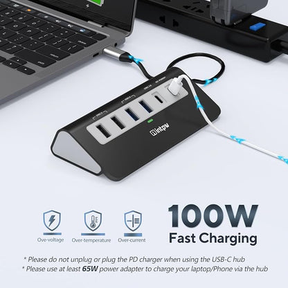 USB C Hub, INTPW 9-in-1 USB Multiport Adapter - Image 6