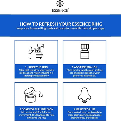 Essence Wearable Aromatherapy Nasal Diffuser – Peppermint Essential Oil Nose - Image 5