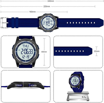 Beeasy Digital Watch for Men Women, 50M Waterproof, Ultra-Thin & Lightweight - Image 5