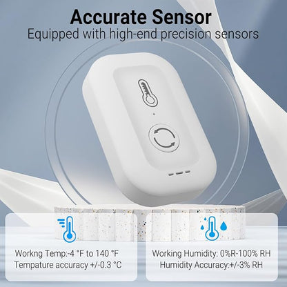 DAYBETTER Smart WiFi Thermometer Hygrometer, 2.4G Indoor Temperature Humidity - Image 7