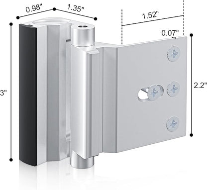 Door Reinforcement Lock Withstands 800lbs of Force - Image 6