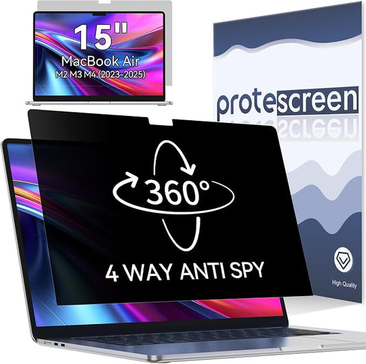 360° Privacy Screen for MacBook Air 15 Inch by Protescreen
