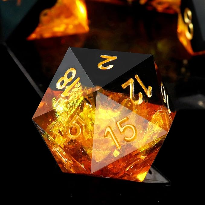 Haxtec Galaxy DND Dice Set Sharp Edge Dice by HaxtecDice