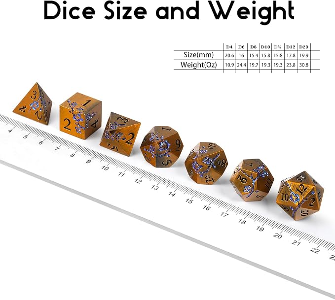 Metal Dice Flowers - Image 7