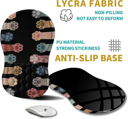 Hokafenle Ergonomic Mouse Pad Wrist Support, Wrist Rest Mousepad - Image 5