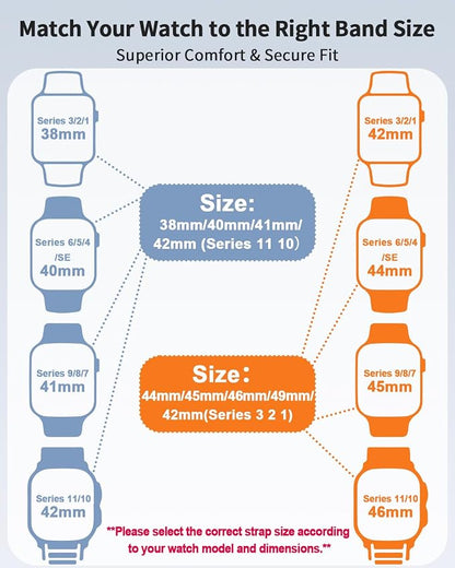 Stretchy Band Compatible with Apple Watch Bands 40mm 38mm 41mm 42mm 44mm 45mm - Image 9