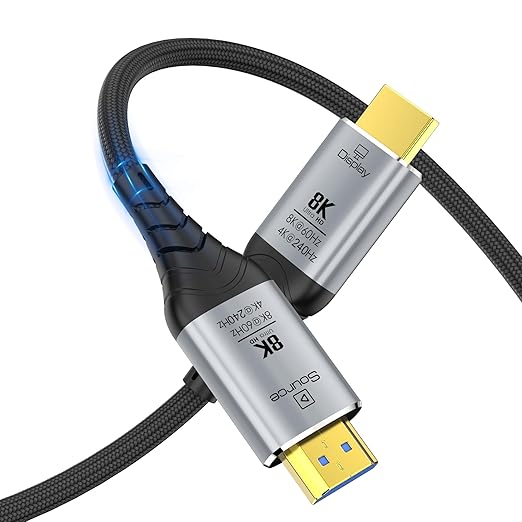 Fiber Optic HDMI Cable 30FT, 8K Long HDMI 2.1 Cable, 48Gbps Ultra High Speed by DGHUMEN