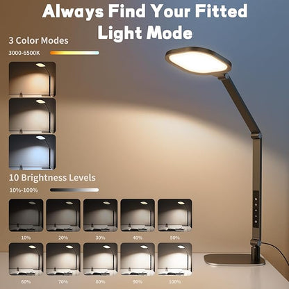 LED Desk Lamp for Home Office, 15W Computer Zoom Lighting - Image 3