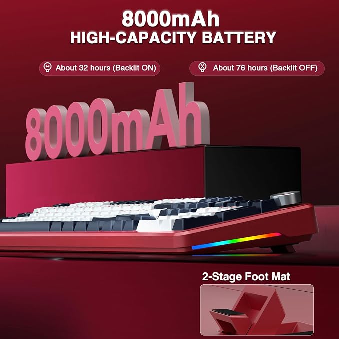 AULA F108 PRO - Wireless Mechanical Keyboard - Image 6