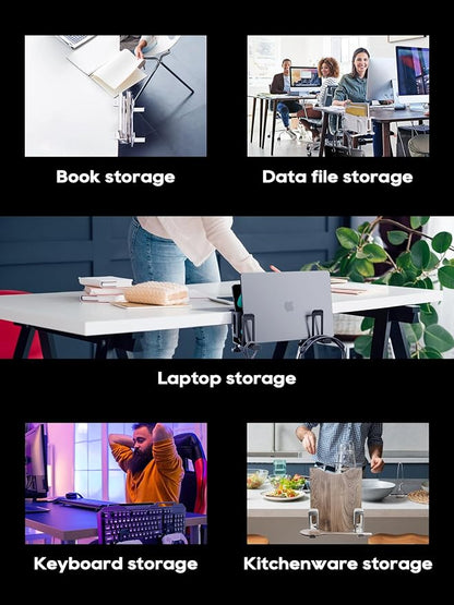 NODOCA 2-Slot Laptop Storage for Desk, Vertical Laptop Stand, MacBook Vertical - Image 7