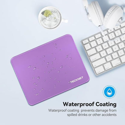 TECKNET Mouse Pad with Anti-fray Stitchin, Waterproof Surface & Non-Slip Rubber - Image 5