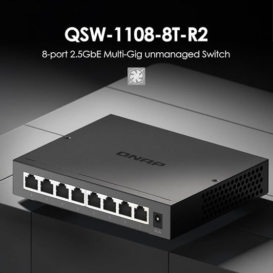 QNAP 8-Port 2.5GbE Unmanaged Switch - Image 2