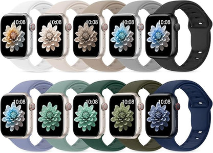 10 Pack Silicone Bands Compatible by UnleashJoyUnlockTrueLife