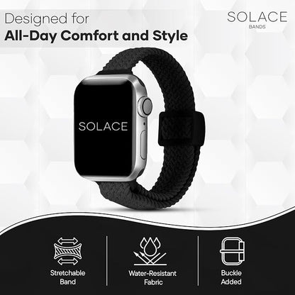 Solace Bands Imperium Adapt Wide Adjustable Nylon Braided Watch Band - Image 9